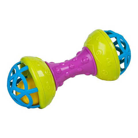 Brinquedo de Bebê Chocalho Mordedor Pimpolho Hatter - Roxo