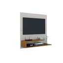 Ver imagem 1 de Painel para TV até 32 Polegadas - Off White/Freijó