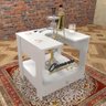Mesa para Narguilés com 2 Gavetas - com Caixa de Som - Bar22 Camarim Móveis - 4
