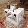 Mesa para Narguilés com 2 Gavetas - com Caixa de Som - Bar22 Camarim Móveis - 1
