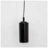 PENDENTE CILINDRO COM VIDRO PRETO - 4