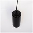 Ver imagem 2 de PENDENTE CILINDRO COM VIDRO PRETO