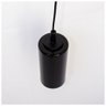 PENDENTE CILINDRO COM VIDRO PRETO - 2