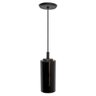 PENDENTE CILINDRO COM VIDRO PRETO - 6