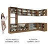 Armário de Cozinha Planejada de Canto 499cm Rustic/Cinza Agata Madesa 01 - 6
