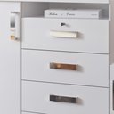 Ver imagem 4 de Cômoda de Madeira 4 Gavetas Branco Copacabana Lukaliam