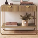 Ver imagem 3 de Balcao Buffet e Aparador 180 Cm Organica Artesano Hanover Dourado