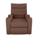 Ver imagem 4 de Poltrona Reclinável do Papaicom Porta Copos Porta Controle Toro Veludo Ferrugem Matrix