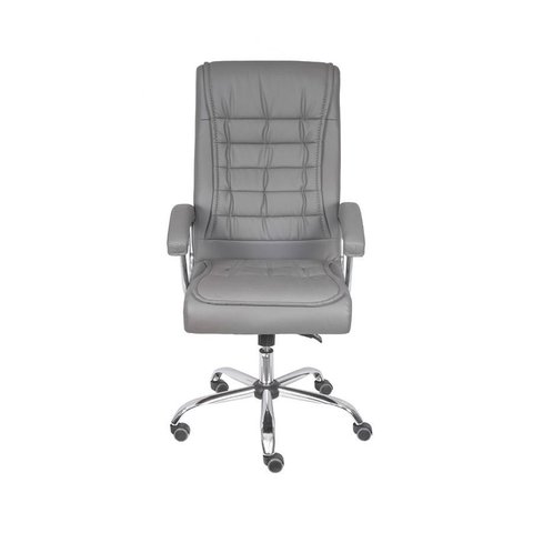 Cadeira Escritorio Oslo - Cinza | Cromado