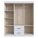 Ver imagem 5 de Guarda-Roupa Casal 6 Portas e 2 Gavetas Multimóveis CR35210 Branco