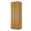 Ver imagem 3 de Guarda Roupa Planejado 2 Portas Lisas 80cm Samambaia CabeCasa MadeiraOriginals Marrom/Carvalho