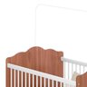 Berço Beca 3 em 1 100% MDF Carvalho Avelã / Branco Premium - 4