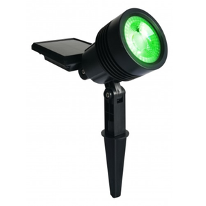 Luminária Spot Espeto Solar Externo Superled 20 Lumens Verde