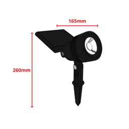 Luminária Spot Espeto Solar Externo Superled 20 Lumens Verde - 3