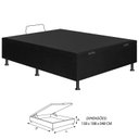 Ver imagem 3 de Base Box Baú Casal Fiori 138x188 Preto