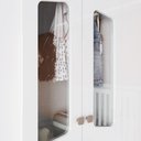 Ver imagem 6 de Quarto de Bebê Completo com Berço Mini Cama 3 em 1 + Cômoda + Guarda Roupa com Portas Janeladas Noah Branco/Jequitibá HP