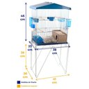 Ver imagem 2 de Combo Viveiro para Pássaros Pequeno Completo