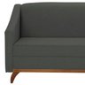 Sofá de Living Tobias com Largura de 2,00M Diversas Cores OOL Linho Riscado Cinza Escuro - 4