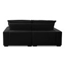 Ver imagem 6 de Sofa Retratil Reclinavel 2 Lugares 2,40m Atlantis Veludo Preto Lansofbr Lansof Brasil