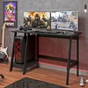 Ver imagem 5 de Mesa Escritório Escrivaninha Ditália MC-190 Preto