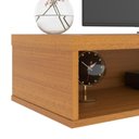 Ver imagem 5 de Rack Suspenso Sala Tv até 70 Polegadas Home Decoração Sala Quarto 2 Nichos Slim
