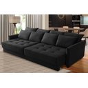 Ver imagem 1 de Sofá Cama Retrátil e Reclinável 2,30m com Molas Cairo Veludo Mirra Decor