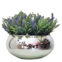 Ver imagem 1 de Arranjo no Vaso Prata Gold Flores Realistas Lavanda Lilás