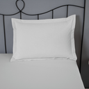 Ver imagem 2 de Porta Travesseiro 1 Peça Dia a Dia 70 X 50cm Algodão Percal 140 Fios Branco