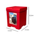 Ver imagem 4 de Kit Cozinha 4 Peças Escorredor Lixeira Porta Talher Dispenser - Stolf