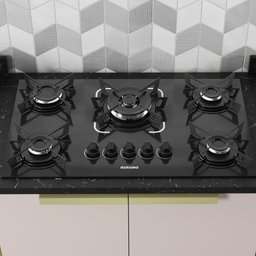 Cooktop Itatiaia Electra 5 Bocas Com Tripla Chama Mesa de Vidro e Acendimento Superautomático Preto - 2
