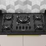 Cooktop Itatiaia Electra 5 Bocas Com Tripla Chama Mesa de Vidro e Acendimento Superautomático Preto - 2