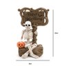 Escultura Decorativa em Resina Caveira Sombria Halloween - 3