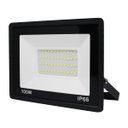 Ver imagem 1 de Refletor Holofote Slim Ultra Thin Microled 100w Branco Frio