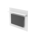Ver imagem 2 de Painel Top com Prateleira Superior pra Tv até 55'' Polegadas Cor Branco