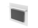 Ver imagem 2 de Painel Top com Prateleira Superior pra Tv até 55'' Polegadas Cor Branco
