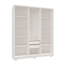 Ver imagem 7 de Guarda-Roupa Casal 6 Portas 2 Gavetas 100% MDF Malta Off White/Nevaska