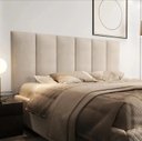 Ver imagem 2 de Cabeceira Modular Sonho Queen 60x160 Em Corino Bege