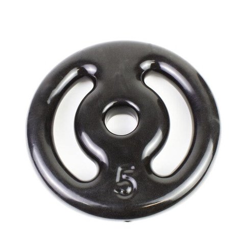 Anilha 05kg Vazado Emborrachado JFIT