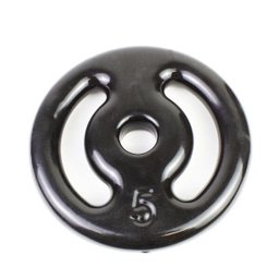 Anilha 05kg Vazado Emborrachado JFIT - 2