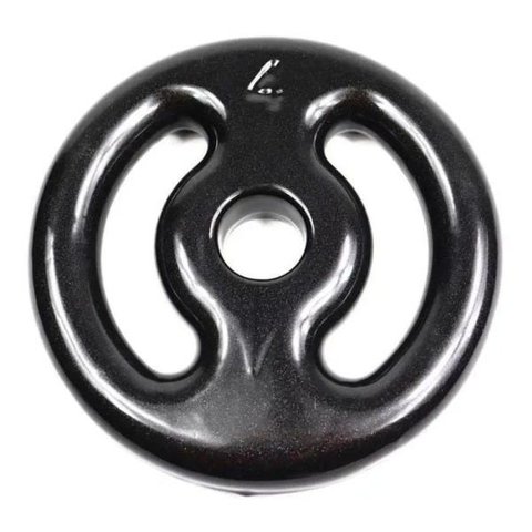 Anilha 04kg Vazada Emborrachada JFIT