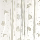 Ver imagem 2 de Cortina Box para Banheiro Pvc 198x180cm Antimofo - Concha Branca