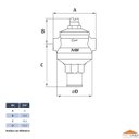 Ver imagem 3 de Válvula Redutora de Pressão 1.1/2 Latão Forjado Ivm Italy