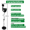 Detector de Metais Manual Portátil Tdet60 Trato - 5