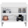 Balcão Gabinete para Cozinha com Tampo 100cm Less M05 Branco - Inoviza - 3