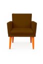 Ver imagem 4 de Kit 2 Poltrona Cadeira para Sala Confortável e Minimalista Paris em Suede
