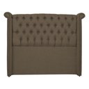 Ver imagem 2 de Cabeceira Sienna Para Cama Box Linho Cores - DS Estofados - Queen - CACAU