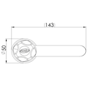 Ver imagem 4 de Torneira para Lavatório Modelo de Mesa Especial Pp 1/2'' Cor Cromado Durín