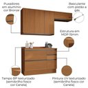 Ver imagem 3 de Cozinha Modulada 4 Pecas 200 Cm Mdp Maxxi Canela Kappesberg Canela