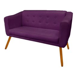 Poltrona Namoradeira Lavínia Roxa Slk Decor - 2