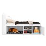 Cama Roxy Casal com Espaço Pet Branco - 6